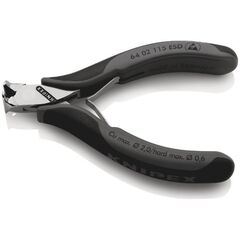  Elektronik-Vornschneider ESD KNIPEX 64 02 115 ESD Elektronik-Vornschneider ESD mit Mehrkomponenten-Hüllen 130 mm 12380509