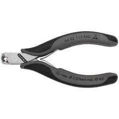  Elektronik-Vornschneider ESD KNIPEX 64 02 115 ESD Elektronik-Vornschneider ESD mit Mehrkomponenten-Hüllen 130 mm 12380509