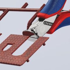  Elektronik-Vornschneider KNIPEX 64 12 115 Elektronik-Vornschneider mit Mehrkomponenten-Hüllen 115 mm 12380499