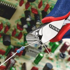  Elektronik-Vornschneider KNIPEX 64 32 120 Elektronik-Vornschneider mit Mehrkomponenten-Hüllen 120 mm 12380495