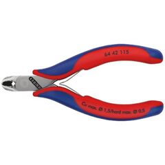  Elektronik-Vornschneider KNIPEX 64 42 115 Elektronik-Vornschneider mit Mehrkomponenten-Hüllen 115 mm 12380497