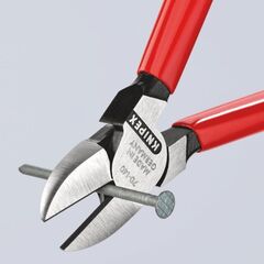  Schneidende Zangen Seitenschneider KNIPEX 70 01 140 EAN Seitenschneider mit Kunststoff überzogen schwarz atramentiert 140 mm 12380449