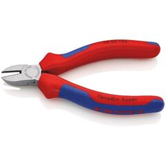  Schneidende Zangen Seitenschneider KNIPEX 70 02 125 Seitenschneider mit Mehrkomponenten-Hüllen schwarz atramentiert 125 mm 12380457