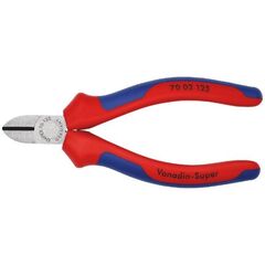  Seitenschneider KNIPEX 70 02 125 Seitenschneider mit Mehrkomponenten-Hüllen schwarz atramentiert 125 mm 12380457