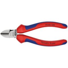  Schneidende Zangen Seitenschneider KNIPEX 70 02 140 Seitenschneider mit Mehrkomponenten-Hüllen schwarz atramentiert 140 mm 12380453