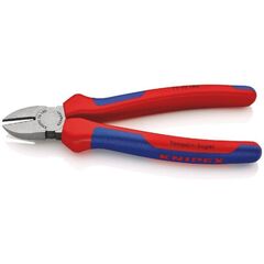  Schneidende Zangen Seitenschneider KNIPEX 70 02 180 Seitenschneider mit Mehrkomponenten-Hüllen schwarz atramentiert 180 mm 12380446