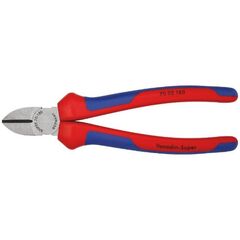  Schneidende Zangen Seitenschneider KNIPEX 70 02 180 Seitenschneider mit Mehrkomponenten-Hüllen schwarz atramentiert 180 mm 12380446