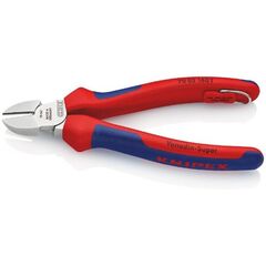  Schneidende Zangen Seitenschneider KNIPEX 70 05 160 T Seitenschneider mit Mehrkomponenten-Hüllen, mit integrierter Befestigungsöse zum Anbringen einer Absturzsicherung verchromt 160 mm 12380452