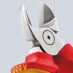  Isolierte Werkzeuge Seitenschneider KNIPEX 70 06 160 Seitenschneider isoliert mit Mehrkomponenten-Hüllen, VDE-geprüft verchromt 160 mm 12381278