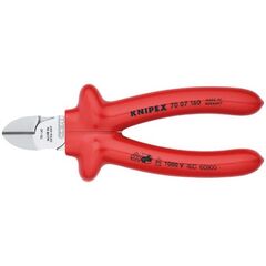  Schneidende Zangen Seitenschneider KNIPEX 70 07 160 Seitenschneider tauchisoliert, VDE-geprüft verchromt 160 mm 12380442