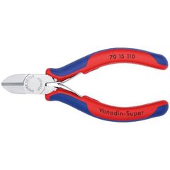  Schneidende Zangen Seitenschneider KNIPEX 70 15 110 Seitenschneider mit Mehrkomponenten-Hüllen verchromt 110 mm 12380443