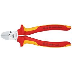  Schneidende Zangen Seitenschneider KNIPEX 70 26 160 Seitenschneider isoliert mit Mehrkomponenten-Hüllen, VDE-geprüft verchromt 160 mm 12380434