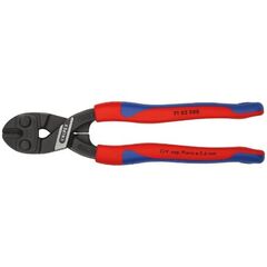  KNIPEX CoBolt® Kompakt-Bolzenschneider KNIPEX 71 02 200 CoBolt® Kompakt-Bolzenschneider mit schlanken Mehrkomponenten-Hüllen schwarz atramentiert 200 mm 12380431