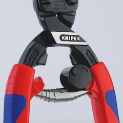  KNIPEX CoBolt® Kompakt-Bolzenschneider KNIPEX 71 12 200 CoBolt® Kompakt-Bolzenschneider mit schlanken Mehrkomponenten-Hüllen schwarz atramentiert 200 mm 12380425