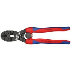  KNIPEX CoBolt® Kompakt-Bolzenschneider KNIPEX 71 22 200 CoBolt® Kompakt-Bolzenschneider mit schlanken Mehrkomponenten-Hüllen schwarz atramentiert 200 mm 12380424