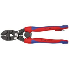  KNIPEX CoBolt® Kompakt-Bolzenschneider KNIPEX 71 32 200 T CoBolt® Kompakt-Bolzenschneider mit schlanken Mehrkomponenten-Hüllen, mit integrierter Befestigungsöse zum Anbringen einer Absturzsicherung schwarz atramentiert 200 mm 12380428