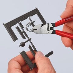  Seitenschneider für Kunststoff KNIPEX 72 01 140 Seitenschneider für Kunststoff mit Kunststoff überzogen 140 mm 12380533