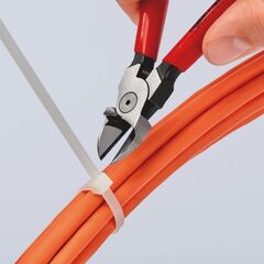  Seitenschneider für Kunststoff KNIPEX 72 01 140 Seitenschneider für Kunststoff mit Kunststoff überzogen 140 mm 12380533