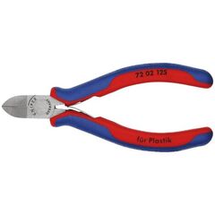  Seitenschneider für Kunststoff KNIPEX 72 02 125 Seitenschneider für Kunststoff mit Mehrkomponenten-Hüllen 125 mm 12380532
