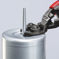  Kraft-Bündigschneider für Weichmetall und Kunststoff KNIPEX 72 62 200 Kraft-Bündigschneider für Weichmetall und Kunststoff mit schlanken Mehrkomponenten-Hüllen schwarz atramentiert 200 mm 12380537