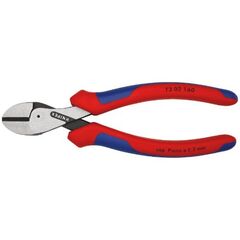 KNIPEX X-Cut® Kompakt-Seitenschneider hochübersetzt KNIPEX 73 02 160 X-Cut® Kompakt-Seitenschneider hochübersetzt mit Mehrkomponenten-Hüllen schwarz atramentiert 160 mm 12380540