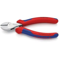  KNIPEX X-Cut® Kompakt-Seitenschneider hochübersetzt KNIPEX 73 05 160 X-Cut® Kompakt-Seitenschneider hochübersetzt mit Mehrkomponenten-Hüllen verchromt 160 mm 12380539