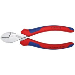  KNIPEX X-Cut® Kompakt-Seitenschneider hochübersetzt KNIPEX 73 05 160 X-Cut® Kompakt-Seitenschneider hochübersetzt mit Mehrkomponenten-Hüllen verchromt 160 mm 12380539
