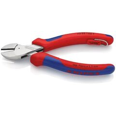  KNIPEX X-Cut® Kompakt-Seitenschneider hochübersetzt KNIPEX 73 05 160 T X-Cut® Kompakt-Seitenschneider mit Mehrkomponenten-Hüllen, mit integrierter Befestigungsöse zum Anbringen einer Absturzsicherung verchromt 160 mm 12380541