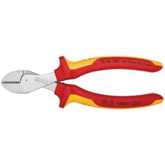  KNIPEX X-Cut® Kompakt-Seitenschneider hochübersetzt KNIPEX 73 06 160 X-Cut® Kompakt-Seitenschneider hochübersetzt isoliert mit Mehrkomponenten-Hüllen, VDE-geprüft verchromt 160 mm 12380538