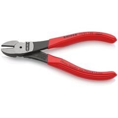  Schneidende Zangen Kraft-Seitenschneider KNIPEX 74 01 140 Kraft-Seitenschneider mit Kunststoff überzogen schwarz atramentiert 140 mm 12380485