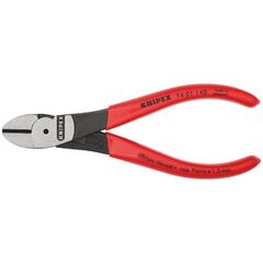  Schneidende Zangen Kraft-Seitenschneider KNIPEX 74 01 140 Kraft-Seitenschneider mit Kunststoff überzogen schwarz atramentiert 140 mm 12380485