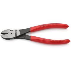  Schneidende Zangen Kraft-Seitenschneider KNIPEX 74 01 180 Kraft-Seitenschneider mit Kunststoff überzogen schwarz atramentiert 180 mm 12380474