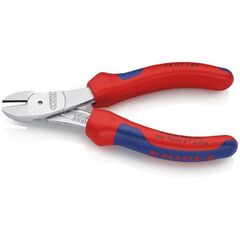  Schneidende Zangen Kraft-Seitenschneider KNIPEX 74 05 140 Kraft-Seitenschneider mit Mehrkomponenten-Hüllen verchromt 140 mm 12380469
