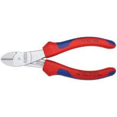 Schneidende Zangen Kraft-Seitenschneider KNIPEX 74 05 140 Kraft-Seitenschneider mit Mehrkomponenten-Hüllen verchromt 140 mm 12380469