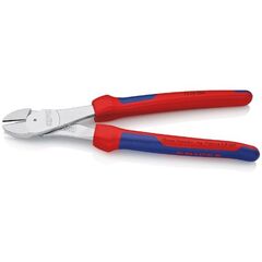  Schneidende Zangen Kraft-Seitenschneider KNIPEX 74 05 250 Kraft-Seitenschneider mit Mehrkomponenten-Hüllen verchromt 250 mm 12380484