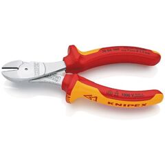  Schneidende Zangen Kraft-Seitenschneider KNIPEX 74 06 160 Kraft-Seitenschneider isoliert mit Mehrkomponenten-Hüllen, VDE-geprüft verchromt 160 mm 12380475