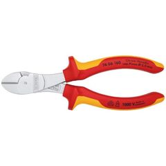  Schneidende Zangen Kraft-Seitenschneider KNIPEX 74 06 160 Kraft-Seitenschneider isoliert mit Mehrkomponenten-Hüllen, VDE-geprüft verchromt 160 mm 12380475