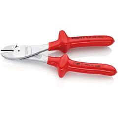  Schneidende Zangen Kraft-Seitenschneider KNIPEX 74 07 200 Kraft-Seitenschneider tauchisoliert, VDE-geprüft verchromt 200 mm 12380462