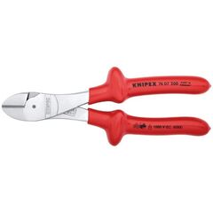  Schneidende Zangen Kraft-Seitenschneider KNIPEX 74 07 200 Kraft-Seitenschneider tauchisoliert, VDE-geprüft verchromt 200 mm 12380462