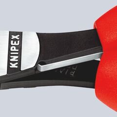  Schneidende Zangen KNIPEX 74 12 180 Kraft-Seitenschneider mit Mehrkomponenten-Hüllen schwarz atramentiert 180 mm 12380303