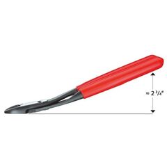  Schneidende Zangen Kraft-Seitenschneider KNIPEX 74 21 200 Kraft-Seitenschneider mit Kunststoff überzogen schwarz atramentiert 200 mm 12380488