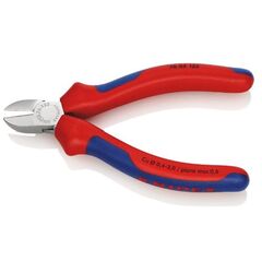  Seitenschneider für Elektromechaniker KNIPEX 76 05 125 Seitenschneider für Elektromechaniker mit Mehrkomponenten-Hüllen verchromt 125 mm 12380550