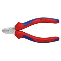  Seitenschneider für Elektromechaniker KNIPEX 76 05 125 Seitenschneider für Elektromechaniker mit Mehrkomponenten-Hüllen verchromt 125 mm 12380550