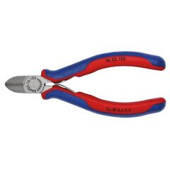  Seitenschneider für Elektromechaniker KNIPEX 76 22 125 Seitenschneider für Elektromechaniker mit Mehrkomponenten-Hüllen schwarz atramentiert 125 mm 12380553