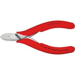  Elektronik-Seitenschneider mit durchgestecktem Gelenk KNIPEX 77 01 115 Elektronik-Seitenschneider mit Kunststoff überzogen 115 mm 12380565