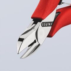  Elektronik-Seitenschneider mit durchgestecktem Gelenk KNIPEX 77 01 115 Elektronik-Seitenschneider mit Kunststoff überzogen 115 mm 12380565