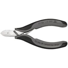  Elektronik-Seitenschneider ESD KNIPEX 77 02 115 ESD Elektronik-Seitenschneider ESD mit Mehrkomponenten-Hüllen 115 mm 12380575