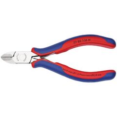  Elektronik-Seitenschneider mit eingesetzter Hartmetallschneide KNIPEX 77 02 135 H Elektronik-Seitenschneider mit eingesetzter Hartmetallschneide mit Mehrkomponenten-Hüllen 135 mm 12380583