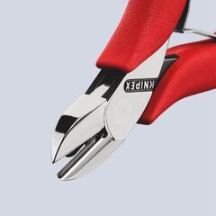  Elektronik-Seitenschneider mit durchgestecktem Gelenk KNIPEX 77 11 115 Elektronik-Seitenschneider mit rutschhemmendem Kunststoff überzogen 115 mm 12380567