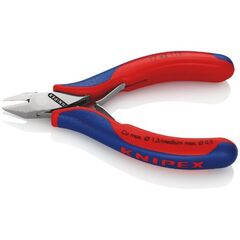  Elektronik-Seitenschneider mit durchgestecktem Gelenk KNIPEX 77 42 115 Elektronik-Seitenschneider mit Mehrkomponenten-Hüllen 115 mm 12380560